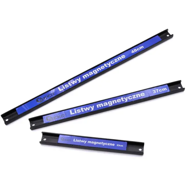 GEKO Magnetische gereedschaphouders - set van 3 - krachtige neodymium magneten - 23/37/48 cm - staal