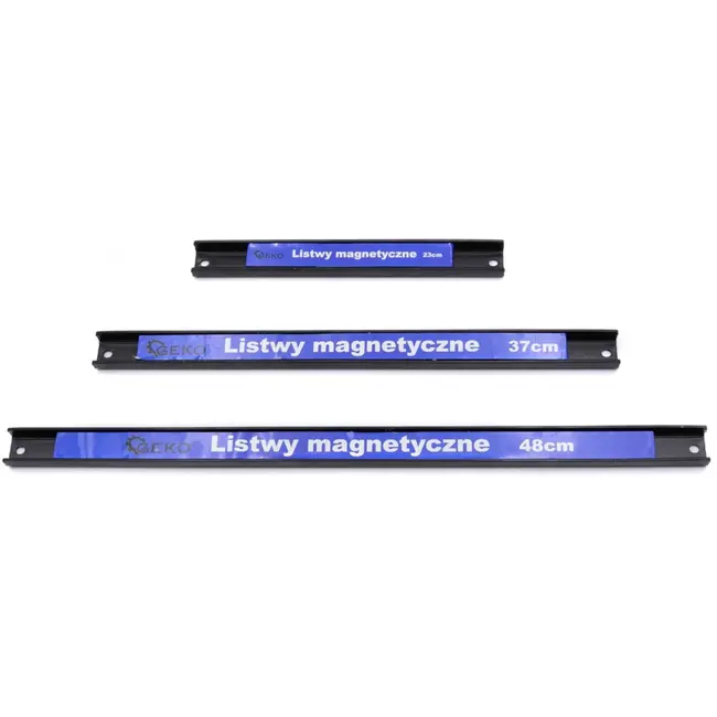 GEKO Magnetische gereedschaphouders - set van 3 - krachtige neodymium magneten - 23/37/48 cm - staal