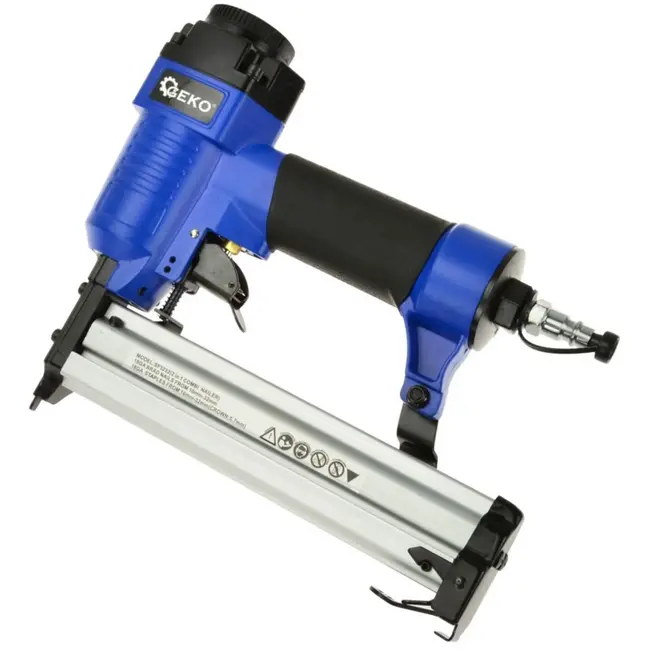 GEKO 2-in-1 pneumatische tacker - ergonomisch - 10-32 mm - 100 stuks capaciteit
