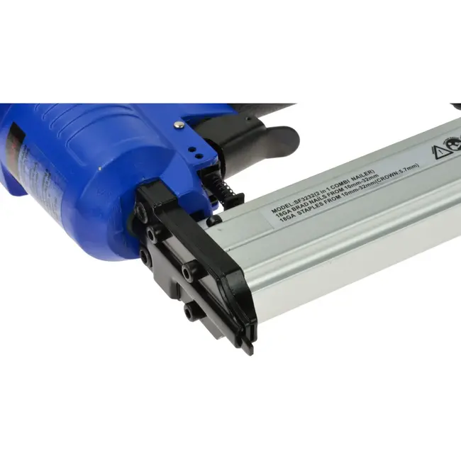 GEKO 2-in-1 pneumatische tacker - ergonomisch - 10-32 mm - 100 stuks capaciteit