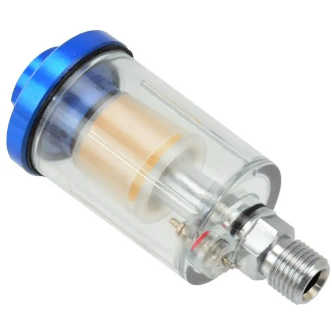 GEKO HVLP verfspuit - 1.4 mm tip - met luchtregelaar en filter - ergonomisch ontwerp