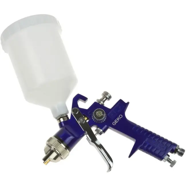 GEKO HVLP verfspuit - 1.4 mm tip - met luchtregelaar en filter - ergonomisch ontwerp