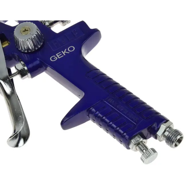 GEKO HVLP verfspuit - 1.4 mm tip - met luchtregelaar en filter - ergonomisch ontwerp