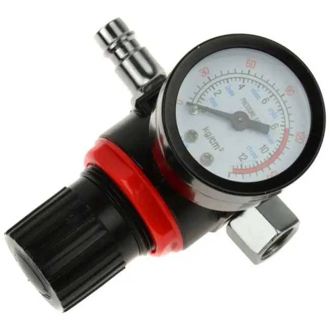 GEKO HVLP verfspuit - 1.4 mm tip - met luchtregelaar en filter - ergonomisch ontwerp