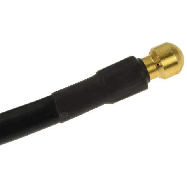 GEKO 15m rioolreinigingsslang - 4-weg messing mondstuk - max. 180 bar - max. 60°C