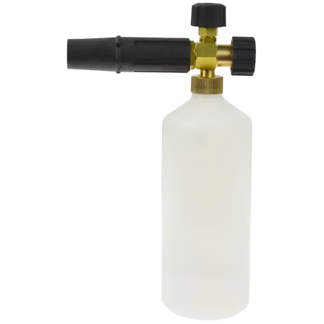 GEKO Professionele schuimsproeier - 1 liter - Messing behuizing - Verstelbare straal - Voor hogedrukreinigers