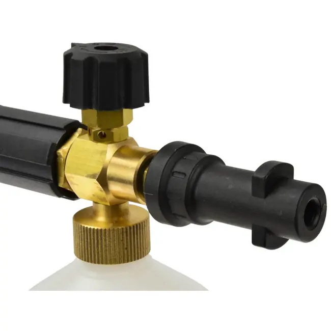 GEKO Foamsproeier 1L - Messing Behuizing - Verstelbare Straal - Bayonet Aansluiting