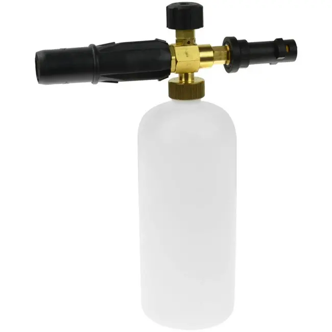 GEKO Foam Sprayer - 1L - Messing Behuizing - Voor Hogedrukreinigers - Max. 220 BAR