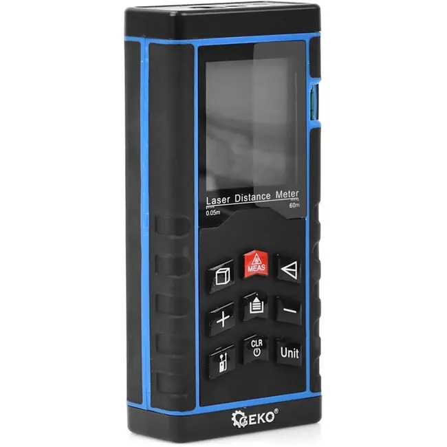 GEKO Laser afstandsmeter - 60 m bereik - compact ontwerp - geheugenfunctie - rood laserlicht