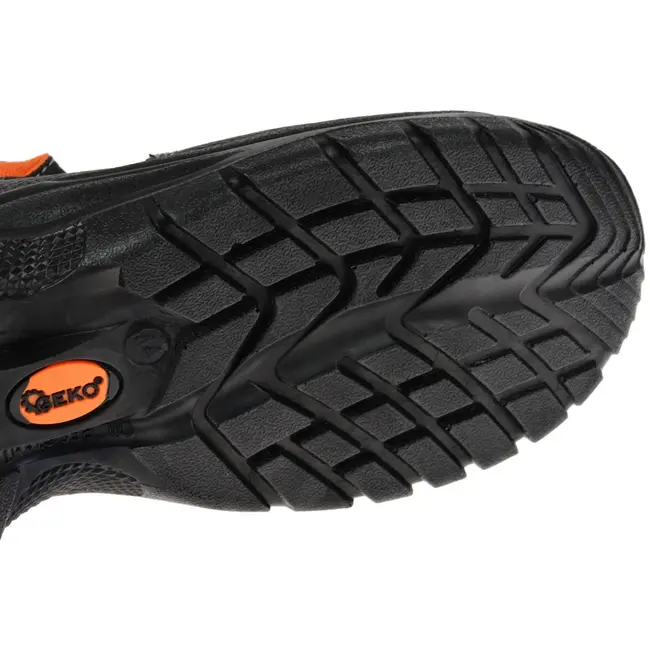 GEKO Zwarte veiligheidsschoenen - antislip - ademend - maat 40