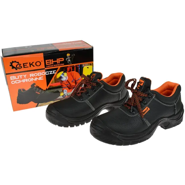 GEKO Veiligheidsschoenen - Antislip - Oliebestendig - Maat 43 - Zwart