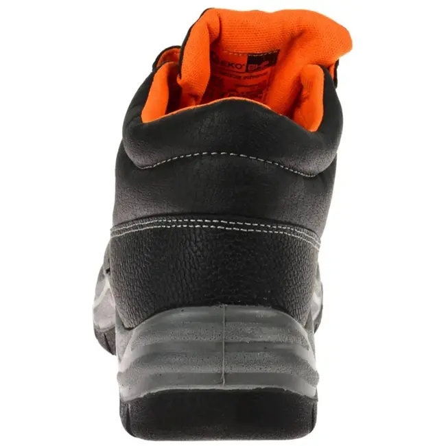 GEKO Zwarte veiligheidsschoenen - Leer - Antislip - Maat 40