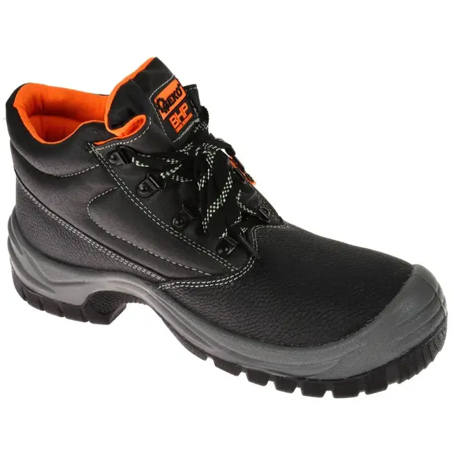 GEKO Zwarte veiligheidsschoenen - Leer - Antislip - Maat 40