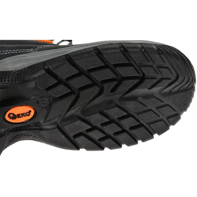 GEKO Veiligheidslaarzen - Zwart Leer - Antislip - Maat 47