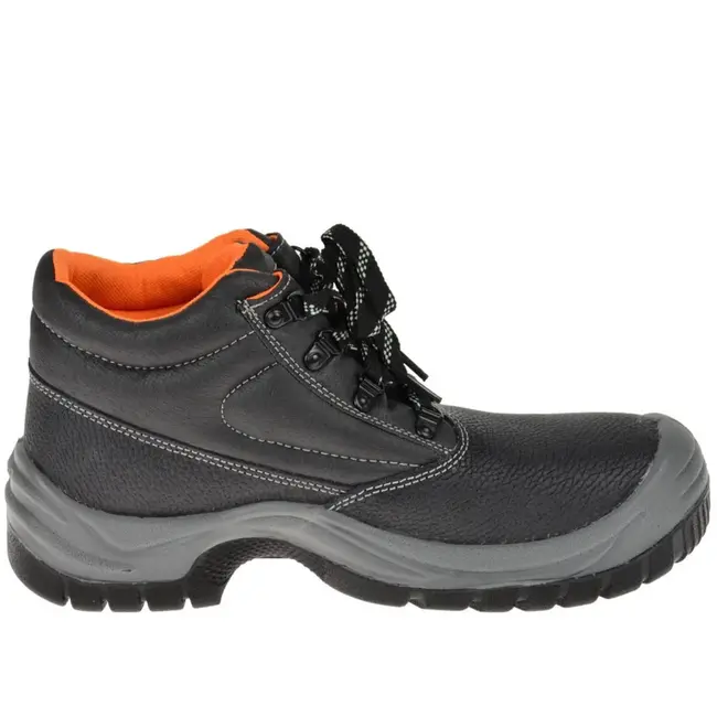 GEKO Veiligheidslaarzen - Zwart Leer - Antislip - Maat 47