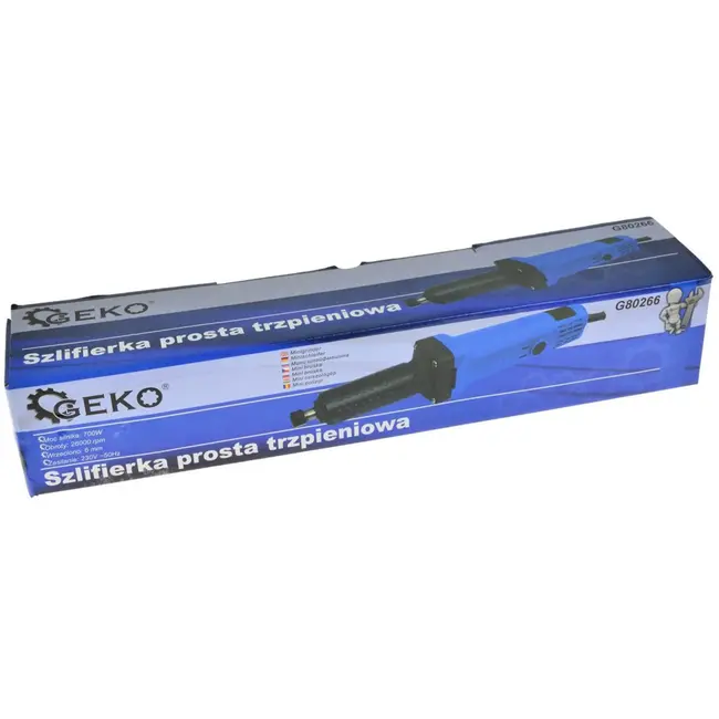 GEKO Rechte slijper - 700W - 26000 tpm - 6 mm spindel - 230V