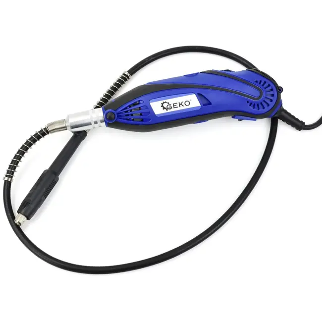 GEKO Rotary tool - 170W motor - Flexibele as - 222-delige accessoireset
