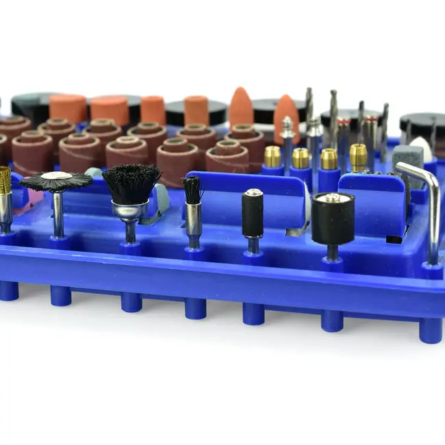 GEKO Rotary tool - 170W motor - Flexibele as - 222-delige accessoireset