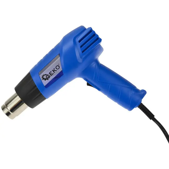 GEKO Hete luchtpistool - 2000W - 4 accessoires - Oververhittingsbeveiliging