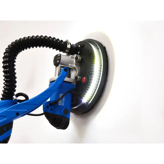 GEKO Langbereik gipsplaat schuurmachine - 225 mm - 710W - stofafzuiging - LED-licht