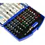 GEKO Boor- en schroefbitset - 56-delig - CrV staal - 25 mm & 75 mm bits