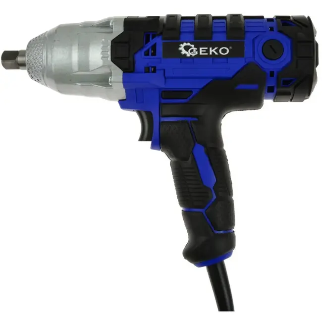 GEKO Elektrische slagmoersleutel - 450W - 720 Nm koppel - Inclusief 4 doppen - 230V