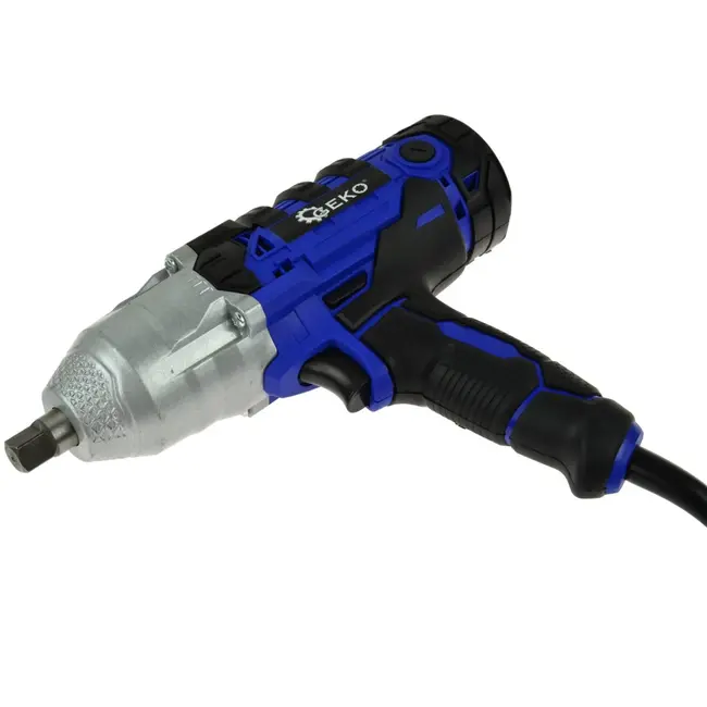 GEKO Elektrische slagmoersleutel - 450W - 720 Nm koppel - Inclusief 4 doppen - 230V