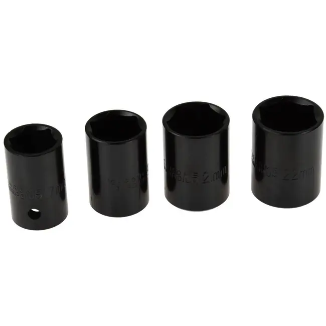 GEKO Elektrische slagmoersleutel - 450W - 720 Nm koppel - Inclusief 4 doppen - 230V