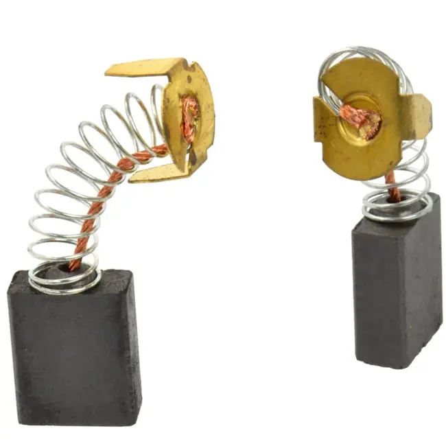 GEKO Koolborstels voor slijpmachine - Compact formaat - Duurzaam materiaal - 6,3x13,3x16,5 mm - 10 stuks