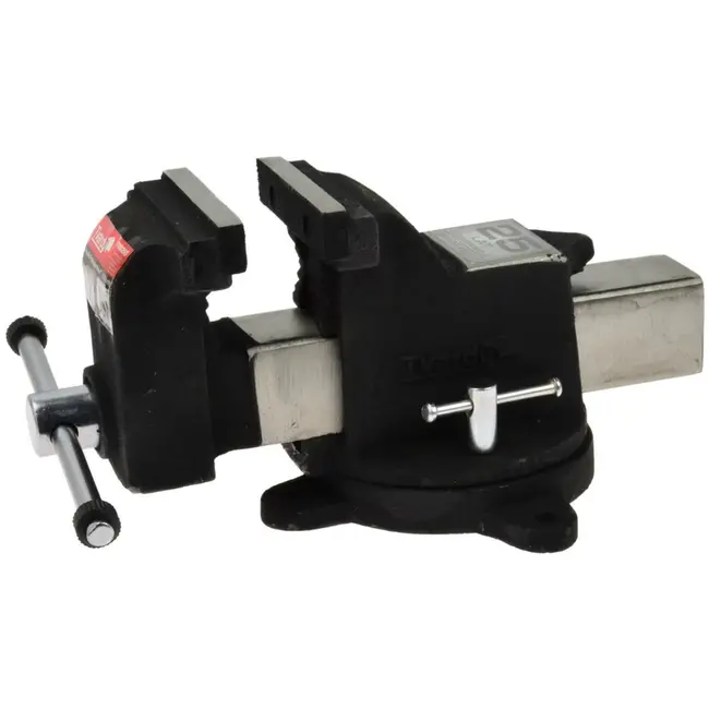 Tvardy Heavy duty bankschroef - 360° draaibaar - 100 mm bekbreedte - met aambeeld