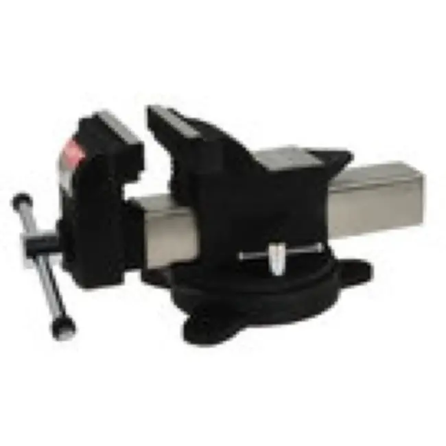 Tvardy Heavy duty bankschroef - 360° draaibaar - 125 mm - zwart