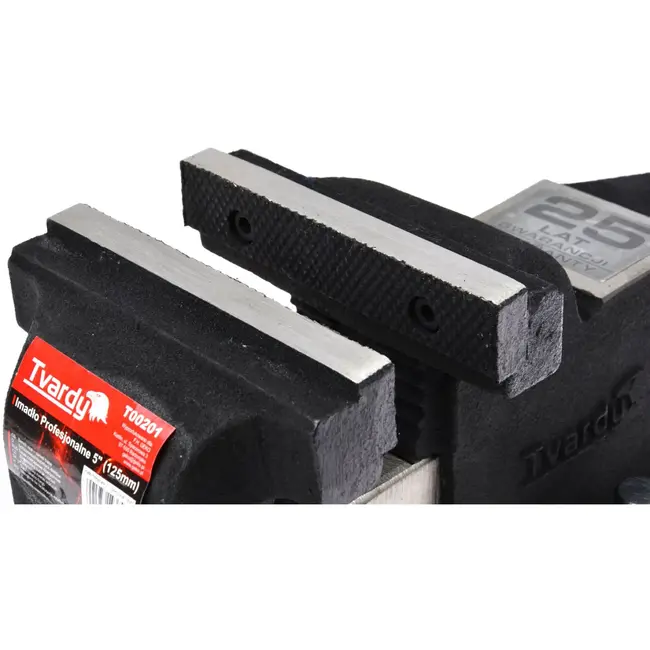 Tvardy Heavy duty bankschroef - 360° draaibaar - 125 mm - zwart