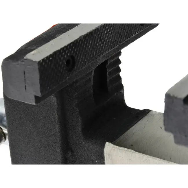 Tvardy Heavy duty bankschroef - 360° draaibaar - 125 mm - zwart