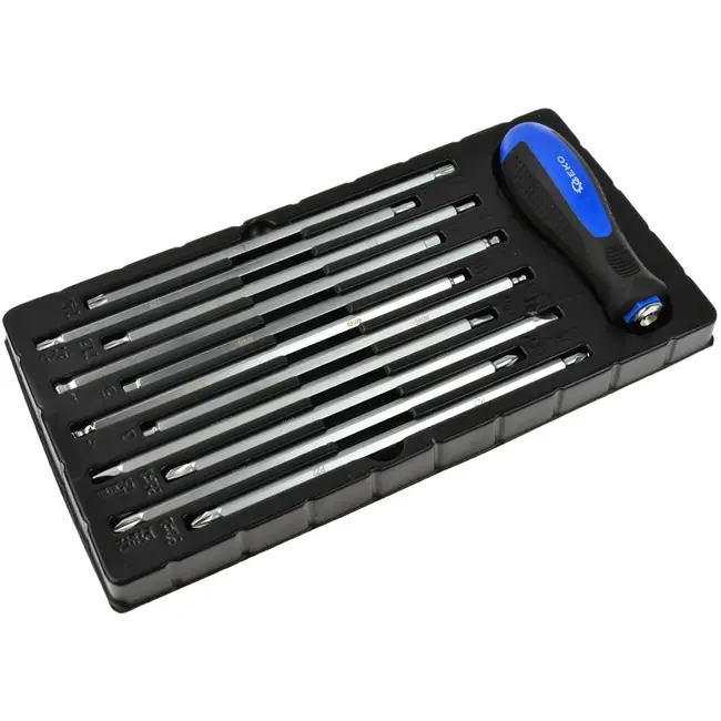 GEKO Schroevendraaierset - Verwisselbare Bladen - 22-delig - Antislip Handgreep