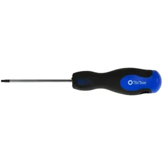 GEKO Torx schroevendraaier T8 - 75 mm - Ergonomische handgreep - Chroom-vanadium staal