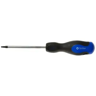 GEKO Torx schroevendraaier - T10 - 100 mm - Ergonomische handgreep - Chroom-vanadium staal