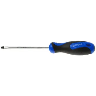 GEKO Schroevendraaier - Platte Kop - 4x100 mm - Ergonomische Handgreep - Chroom-Vanadium Staal