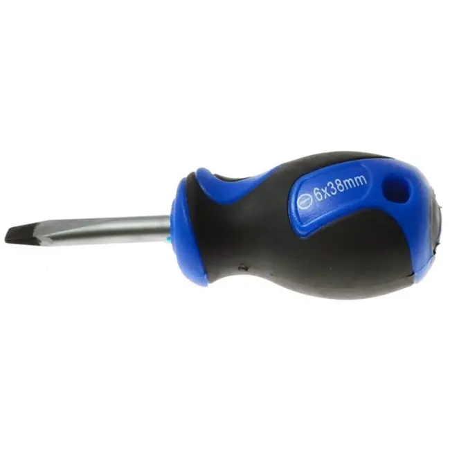 GEKO Schroevendraaier - Platte kop - Ergonomisch - 6x38 mm - Duurzaam ontwerp