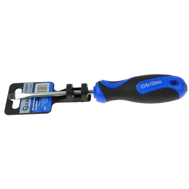 GEKO Schroevendraaier - Platte Kop - Ergonomische Handgreep - 6x100 mm