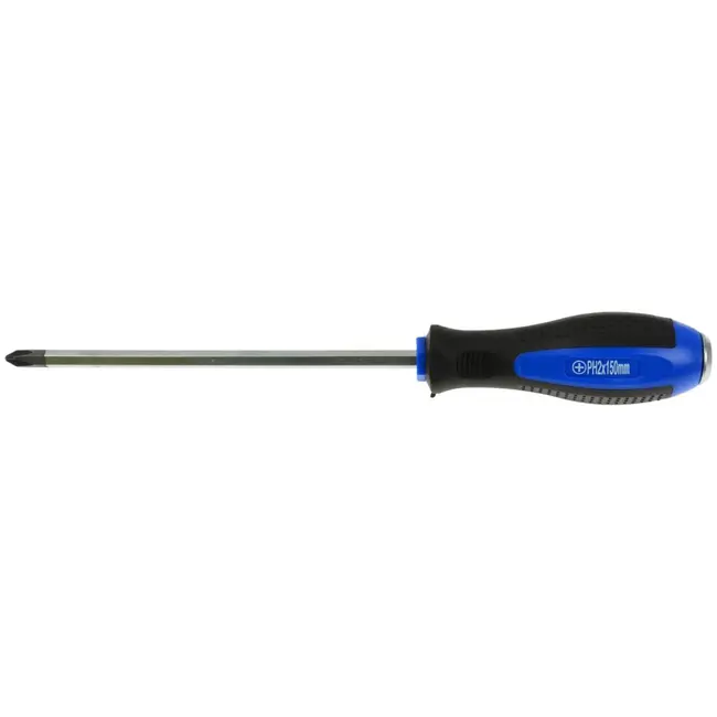 GEKO Philips schroevendraaier - metaal cap - ergonomisch - 150 mm - set van 2