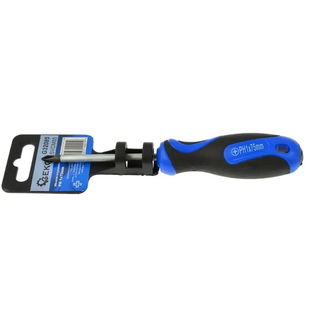 GEKO Philips schroevendraaier - ergonomisch - chroom-vanadium staal - 75 mm