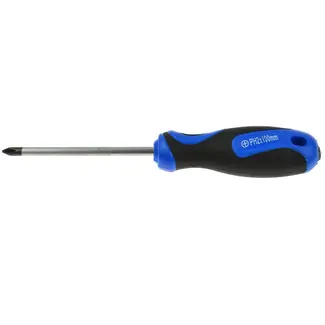 GEKO Philips schroevendraaier - ergonomisch - chroom-vanadium - 100 mm - 2 stuks