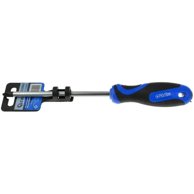 GEKO Philips schroevendraaier - 150 mm - ergonomische grip - chroom-vanadium staal