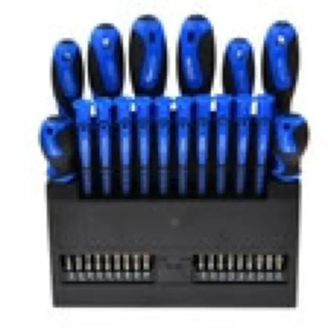 GEKO Schroevendraaierset - 36-delig - Magnetische tips - Zachte grip - Chroom-vanadium staal