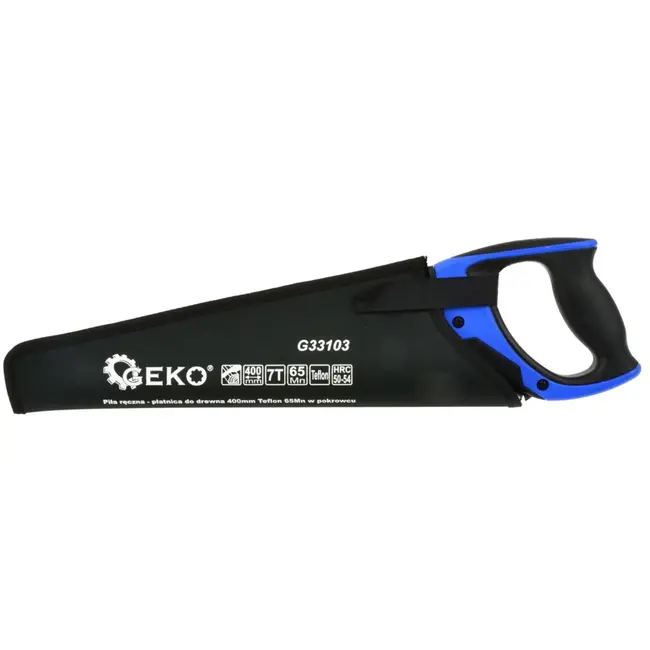 GEKO Handzaag - PTFE Coating - 400 mm - Ergonomische Grip - Inclusief Beschermhoes