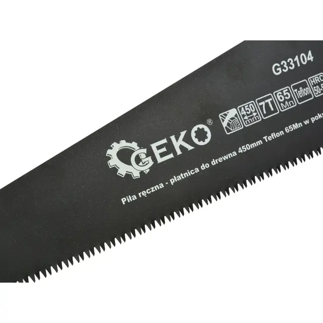 GEKO Handzaag - 450 mm - PTFE Coating - Ergonomische Handgreep - Inclusief Beschermhoes