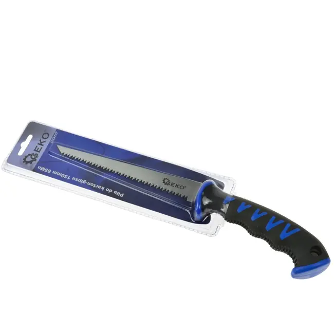 GEKO Zaag voor gipsplaat - 150 mm - Ergonomische handgreep - 65Mn staal - 7 TPI