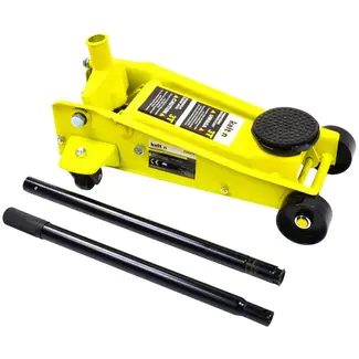 Keltin Hydraulische krik - 3 ton - 135-500 mm - Twist grip bediening - Stabiele stalen wielen Keltin Hydraulische krik - 3 ton - 135-500 mm - Twist grip bediening - Stabiele stalen wielen