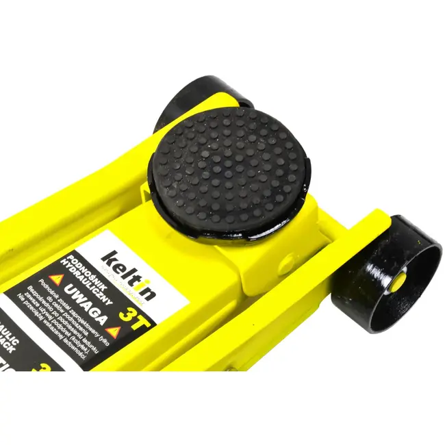 Keltin Hydraulische krik - 3 ton - 135-500 mm - Twist grip bediening - Stabiele stalen wielen