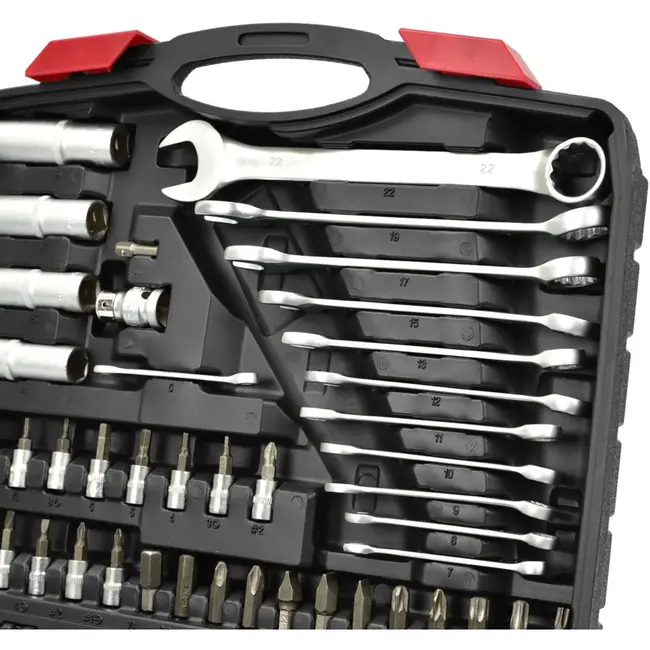 GEKO Sokkelset - 94-delig - Chroom Vanadium - Inclusief Ratels en Verlengstukken